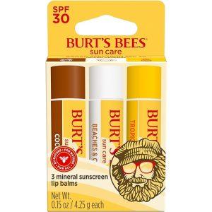 Lip moisturizer with sunscreen